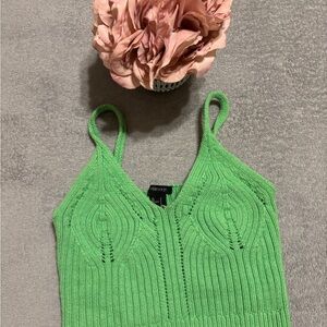 Forever 21 Vibrant Green Knit Camisole